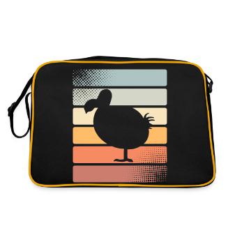 Dodo - Retro Bag - black/gold - Back
