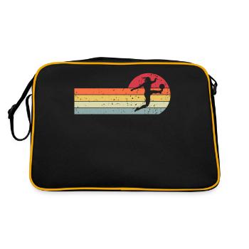 Women's Soccer Women's Soccer Women's Girls Soccer - Retro Bag - black/gold - Back