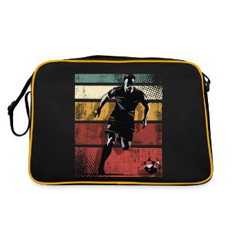 Joueurs de football - Sac Retro - noir/or - Dos