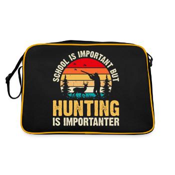 Hunter Hunt - Retro Bag - black/gold - Back