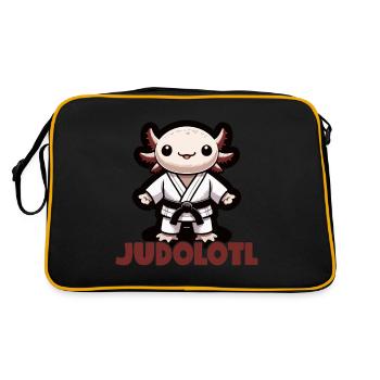 Judo Axolotl Judo Cadeau Judoka - Sac Retro - noir/or - Dos