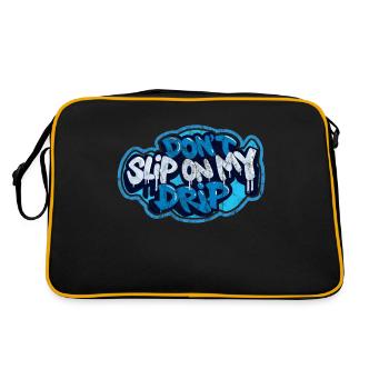 Don't slip on my style Sneaker Head - Retro Bag - black/gold - Back