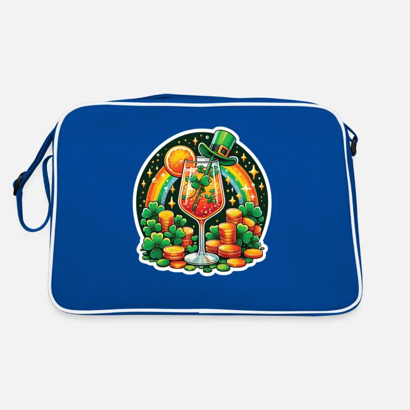 St. Patrick's Day Spritz Aperitif Celebrations Shamrock Retro Bag
