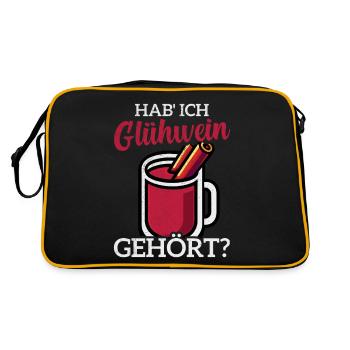 Est-ce que j’ai entendu du vin chaud ? Cannelle d’hiver - Sac Retro - noir/or - Dos
