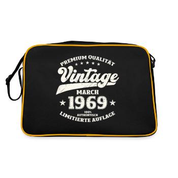 55ème Anniversaire Original Mars Vintage 1969 - Sac Retro - noir/or - Dos