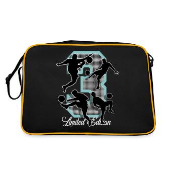 3ème anniversaire Football - Sac Retro - noir/or - Dos