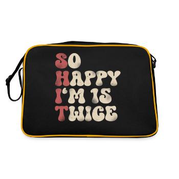 30e anniversaire dicton drôle - Sac Retro - noir/or - Dos