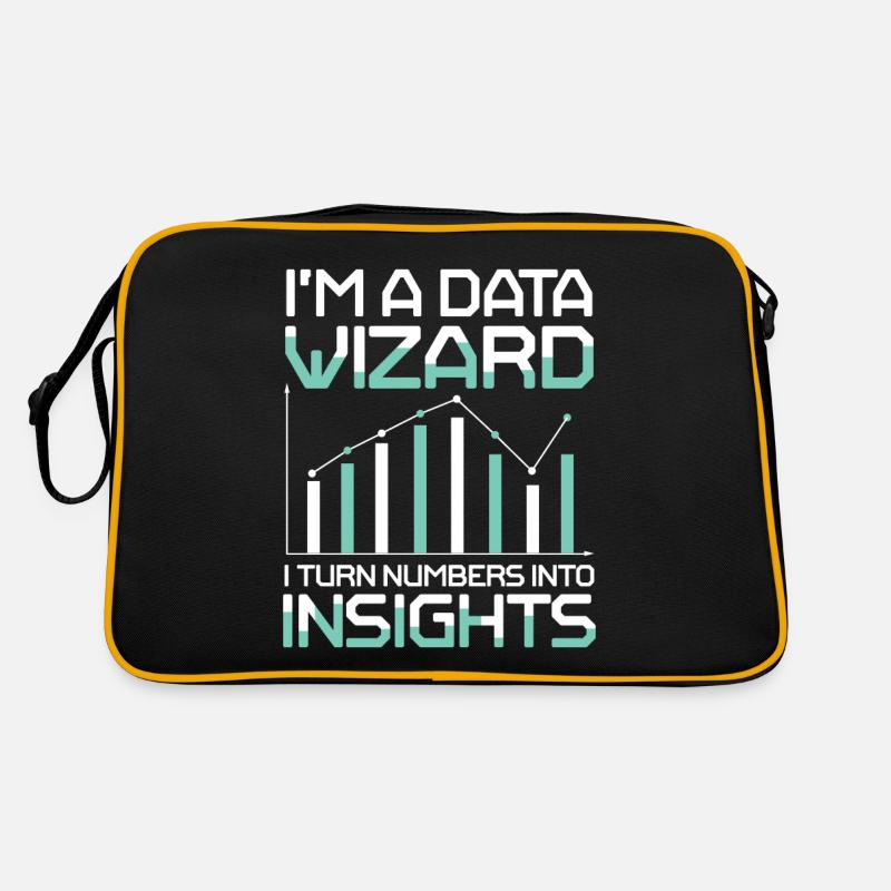 I'm A Data Wizard I Turn Numbers Into Insights Retro Tasche