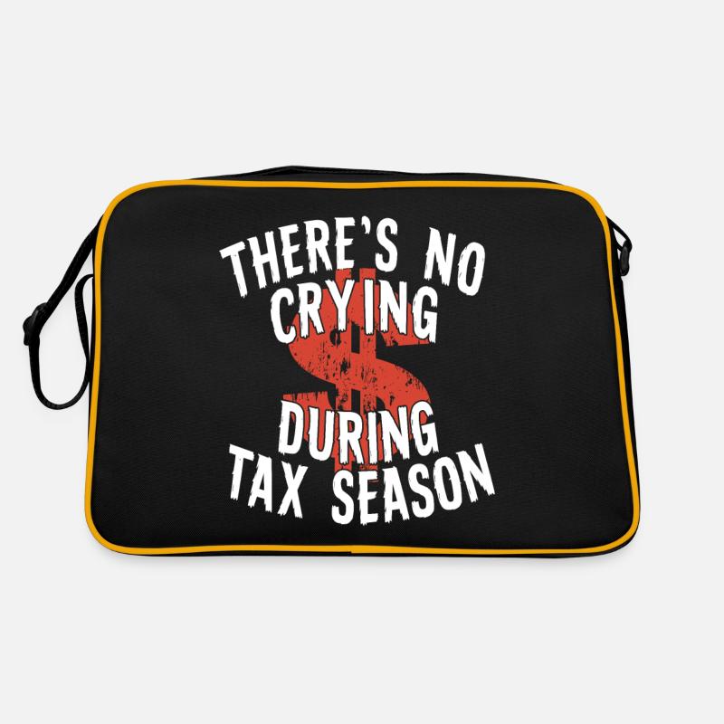 Comptabilité de la saison des impôts Pas de pleurs pendant la saison des impôts Sac Retro