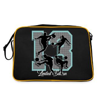13th Birthday Football - Retro Bag - black/gold - Back