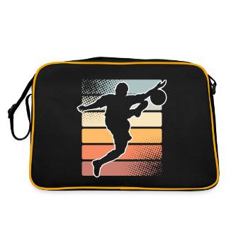 Joueurs de football - Sac Retro - noir/or - Dos