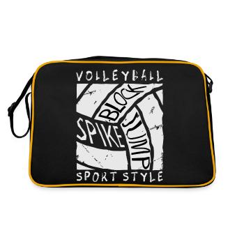 Volleyball - Retro Bag - black/gold - Back
