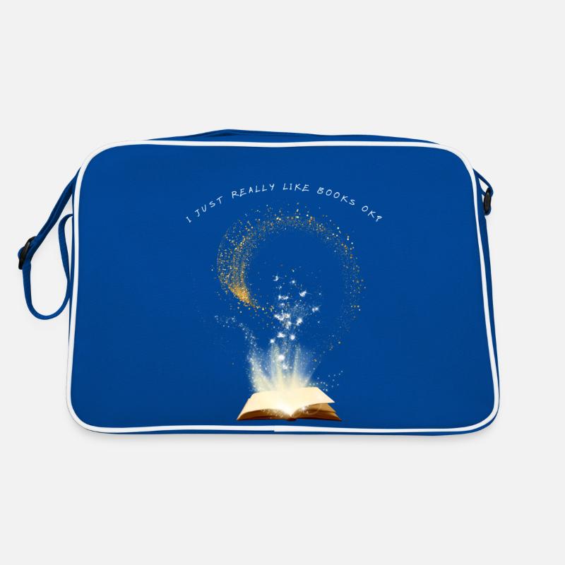 Ich einfach bücher ok? Retro Tasche