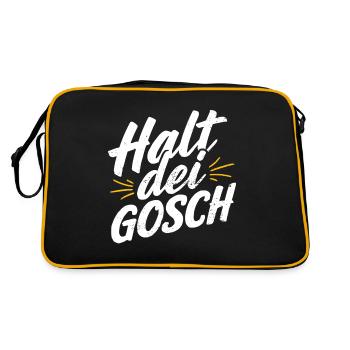 Palatinat Forêt-Noire Souabe Dire Halt dei Gosch - Sac Retro - noir/or - Dos