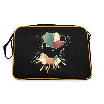 Joueurs de football - Sac Retro - noir/or - Dos