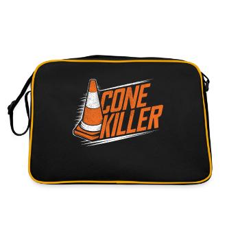 Conduite drôle de course de sport automobile Autocross Cone Killer - Sac Retro - noir/or - Dos
