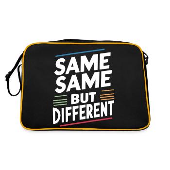 Pareil Pareil mais différent Sac à dos de voyageur en Thaïlande - Sac Retro - noir/or - Dos
