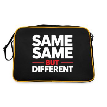 Pareil Pareil mais différent Sac à dos de voyageur en Thaïlande - Sac Retro - noir/or - Dos