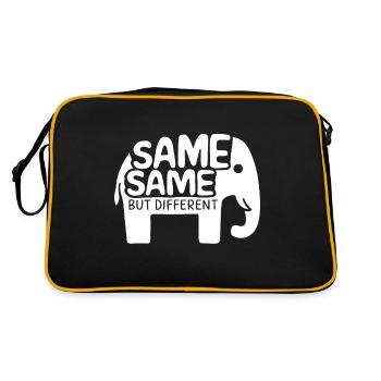 Pareil Pareil mais différent Sac à dos de voyageur en Thaïlande - Sac Retro - noir/or - Dos