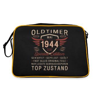 Vintage May 1944 Vintage 1944 Birthday 1944 - Retro Bag - black/gold - Back