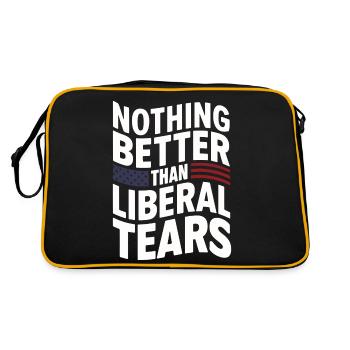 Rien de mieux que des larmes libérales pro  - Sac Retro - noir/or - Dos