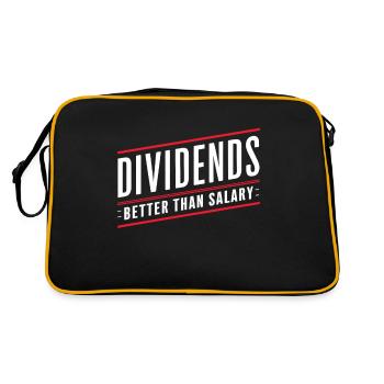 Drôle d’investisseur de dividendes Indépendance financière - Sac Retro - noir/or - Dos