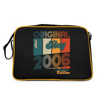 Original Mai 2006 Millésime 2006 Anniversaire 2006 - Sac Retro - noir/or - Dos