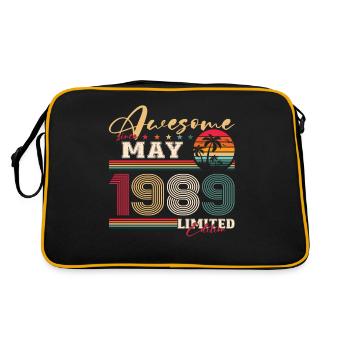 Génial Mai 1989 Millésime 1989 Anniversaire 1989 - Sac Retro - noir/or - Dos