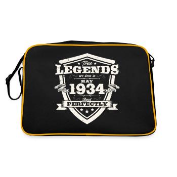 Légende Mai 1934 Né en 1934 Anniversaire 1934 - Sac Retro - noir/or - Dos