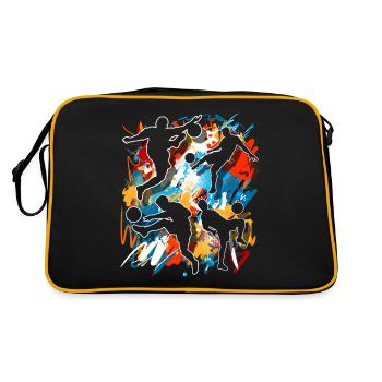Soccer Soccer Players - Retro Bag - black/gold - Back