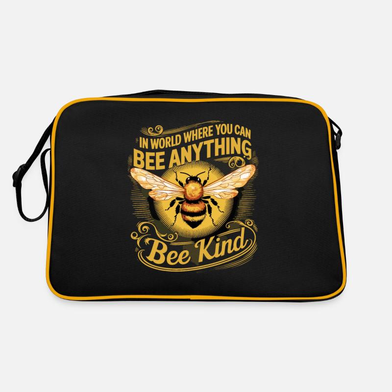 Bee Anything Bee Kind Retro Tasche