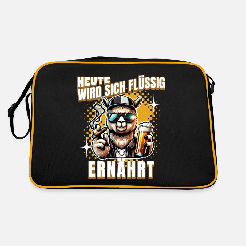 Heute Wird Sich Flüssig Ernährt Retro Tasche