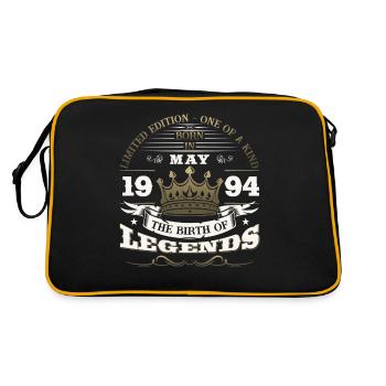 Légende Mai 1994 Millésime 1994 Anniversaire 1994 - Sac Retro - noir/or - Dos