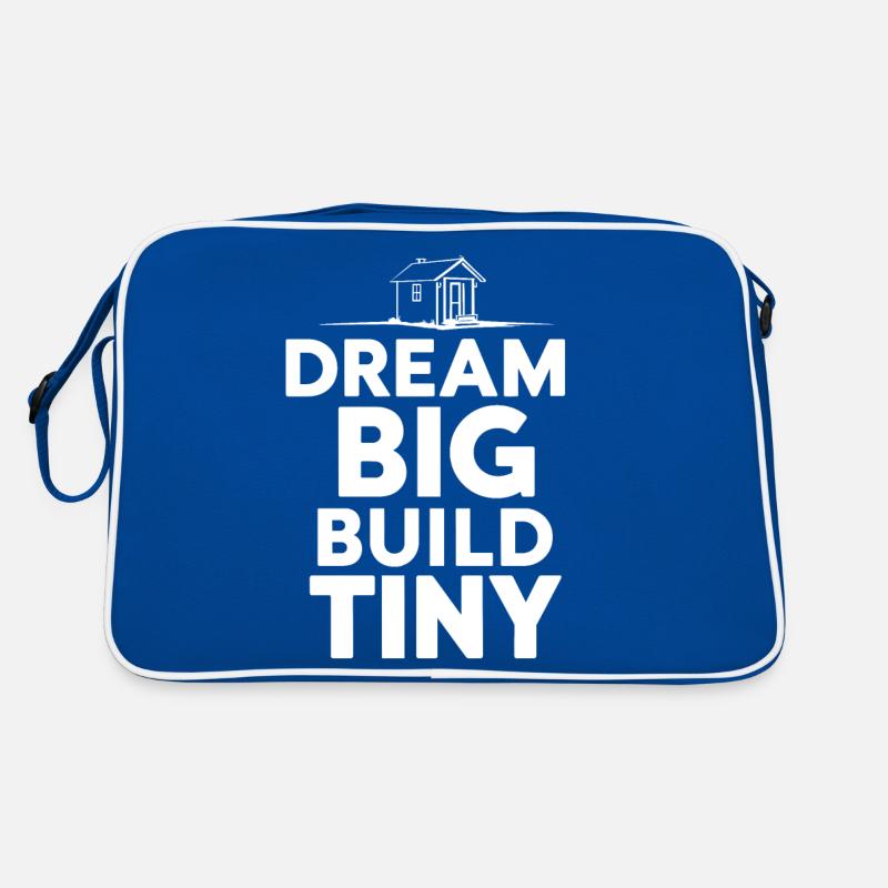 Tiny House Builder Funny Saying Own Home Retro Bag