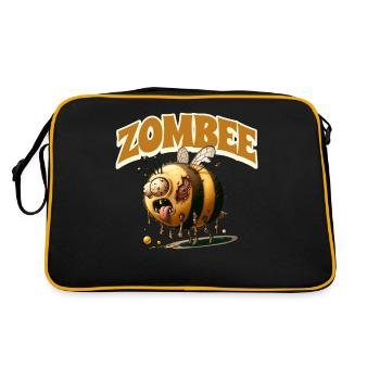 Abeille zombie Zombee - Sac Retro - noir/or - Dos