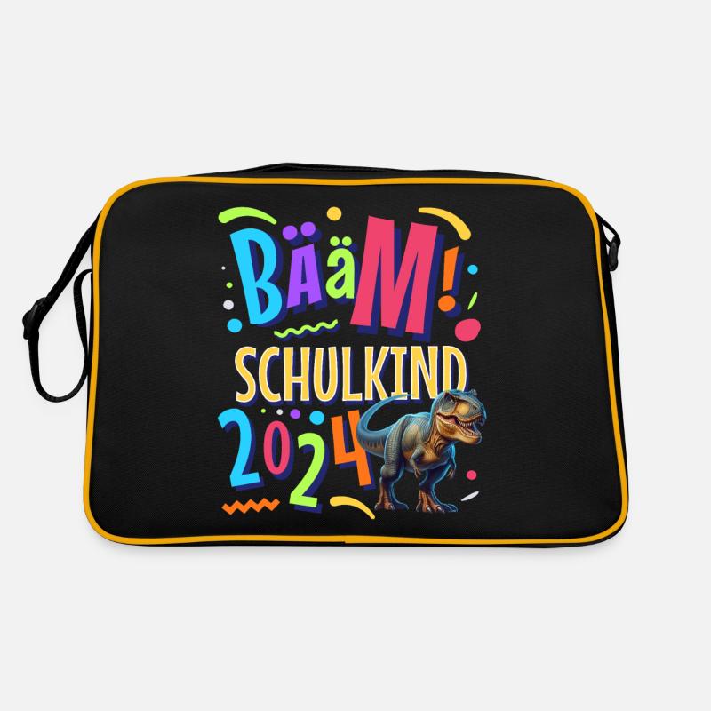 Bääm Schulkind 2024 T Rex Retro Tasche