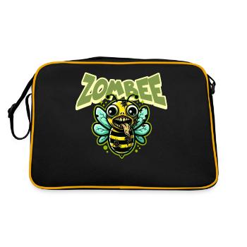 Abeille zombie Zombee - Sac Retro - noir/or - Dos