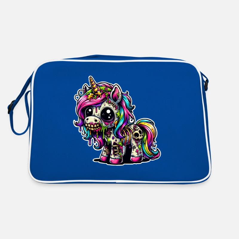 Monstre zombie licorne Sac Retro
