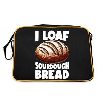 Sourdough Bread Bread Baking Sourdough Starter - Retro Bag - black/gold - Back