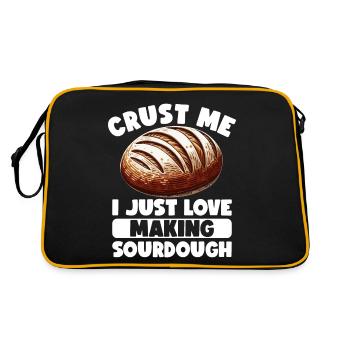 Sourdough Bread Bread Baking Sourdough Starter - Retro Bag - black/gold - Back