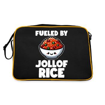 Jollof Rice - Retro Bag - black/gold - Back