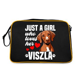 Viszla Dog Viszla Dogs - Retro Bag - black/gold - Back