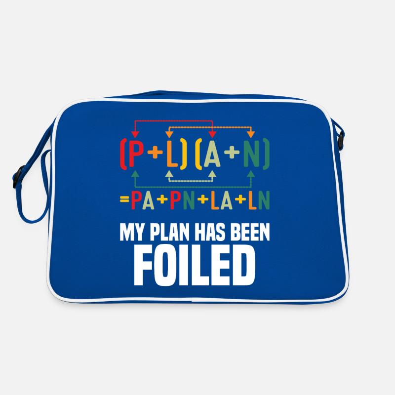 Mon plan a été déjoué Funny Math Teacher Pun Sci Sac Retro