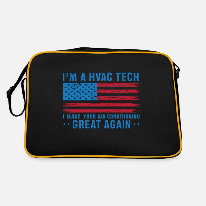 Make your Air Conditioning Great Again Funny HVAC Retro Bag