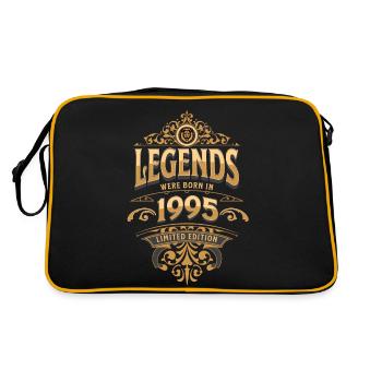 1995 Légende Anniversaire 1995 Année de naissance - Sac Retro - noir/or - Dos