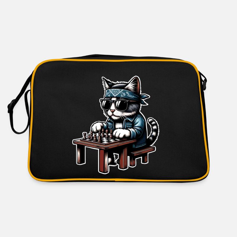 Chat d’échecs Sac Retro