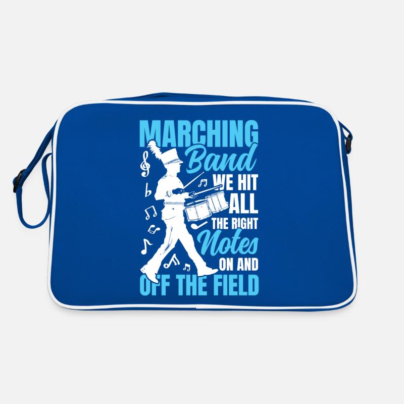 Marching Band We Hit All The Right Notes Retro Tasche