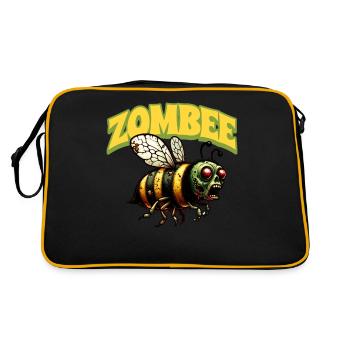 Abeille zombie Zombee - Sac Retro - noir/or - Dos