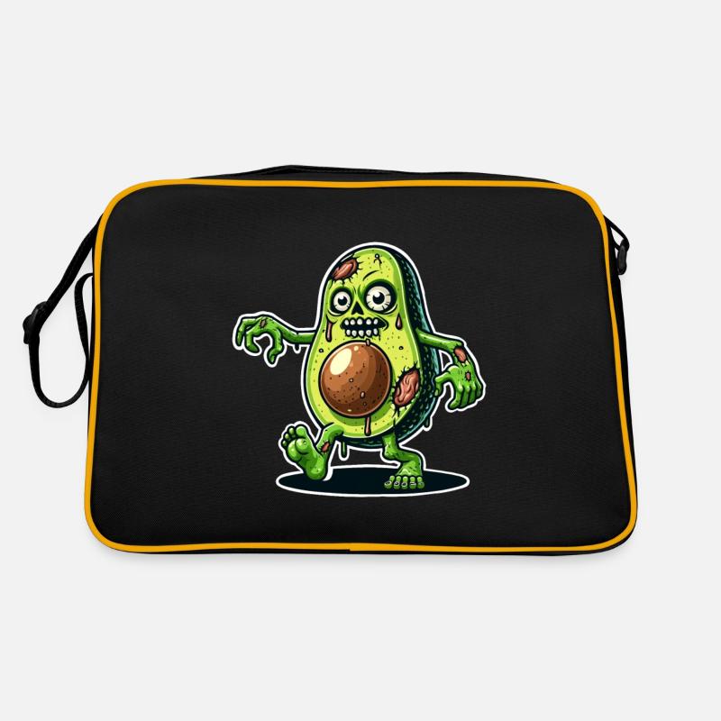 Avocado Zombie Retro Bag