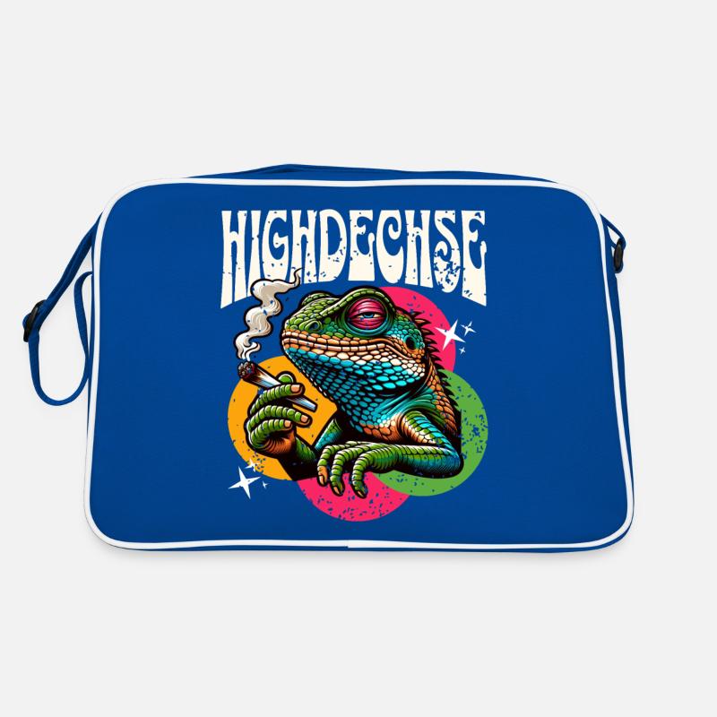 High Lizard Lizard Reptiles Retro Bag